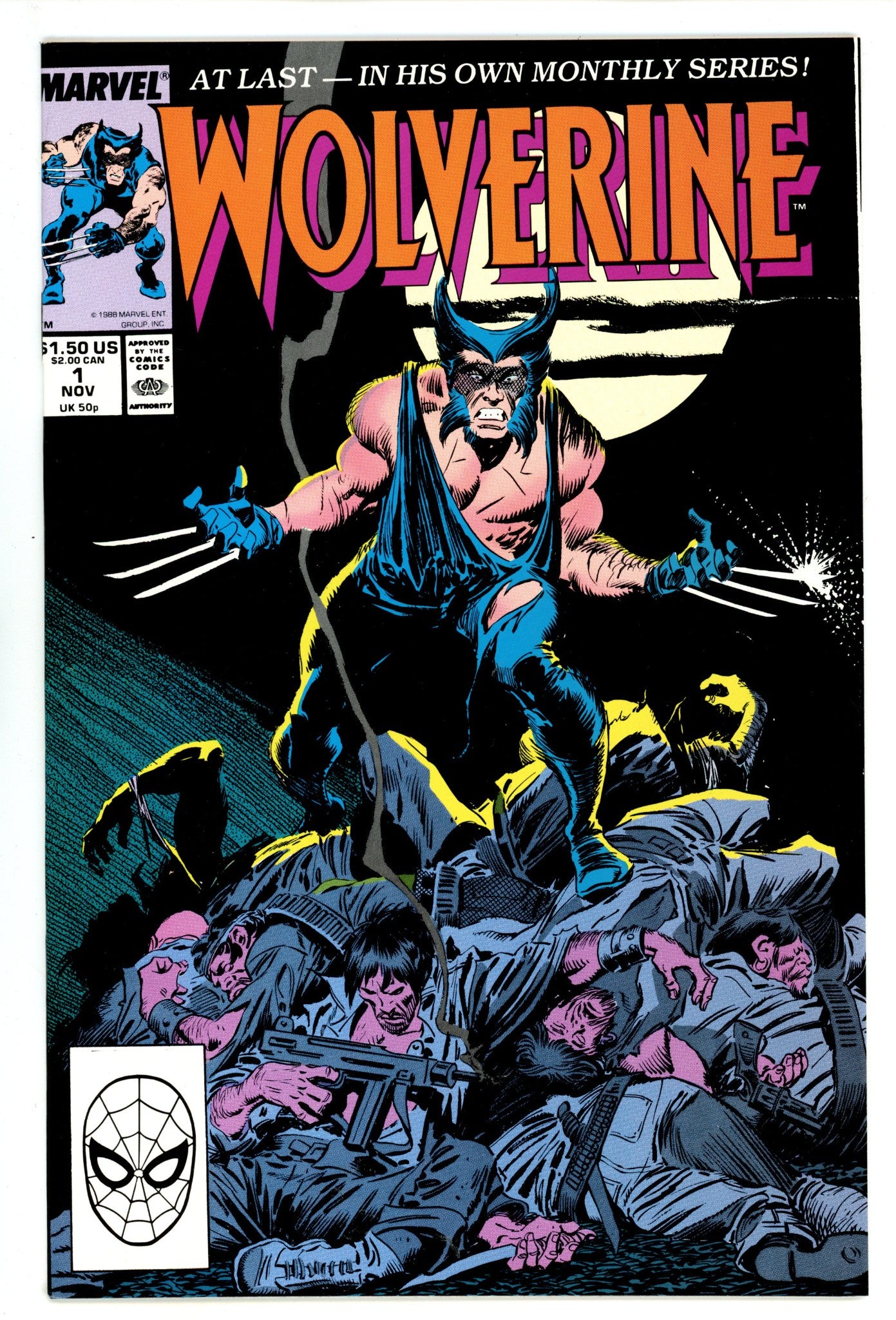 Wolverine Vol 2 1 NM- (9.2) (1988) 