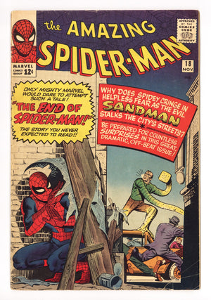 The Amazing Spider-Man Vol 1 18 VG+ (4.5) (1964)