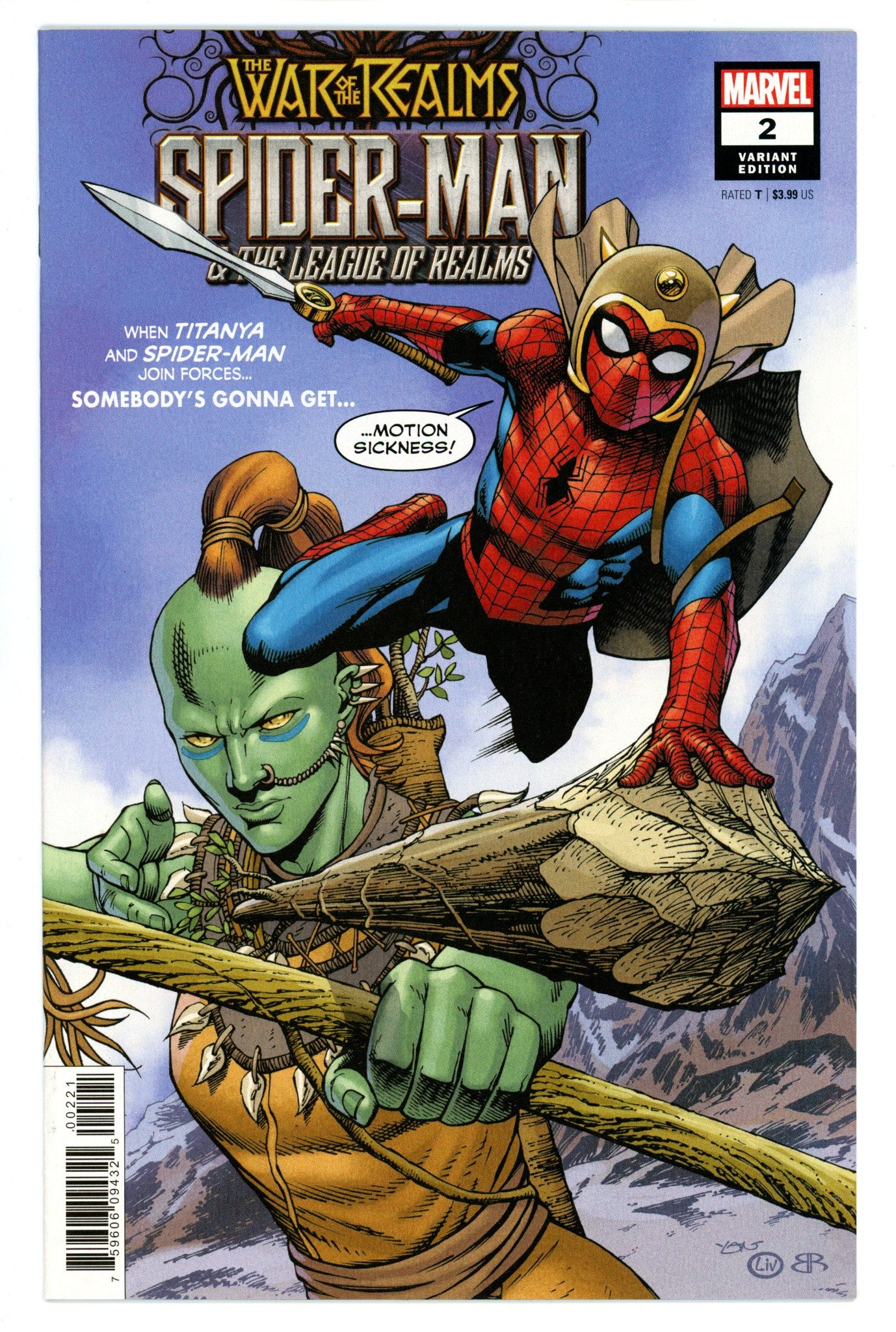 Spider-Man & the League of Realms 2 High Grade (2019) Medina Variant 