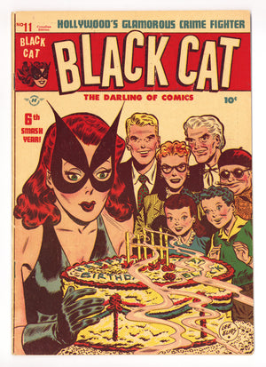 Black Cat 11 VG- (3.5) (1948) Canadian Edition