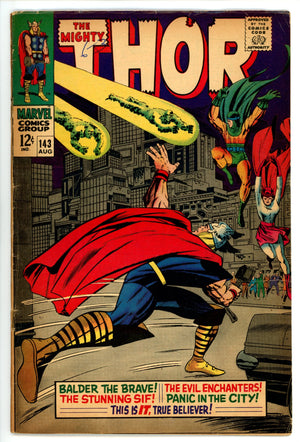 Thor Vol 1 143  VG (4.0)   (1967)        