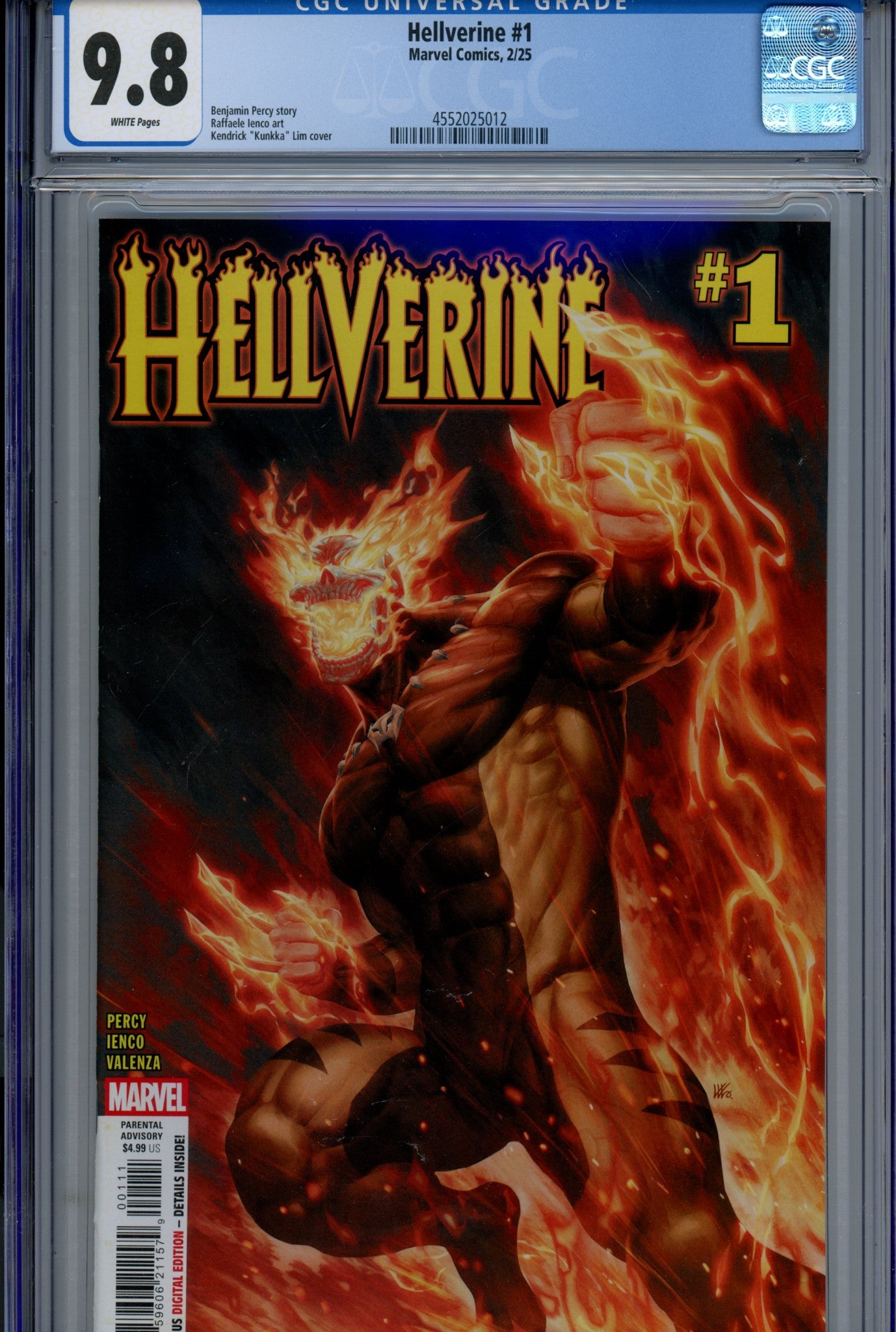 Hellverine Vol 2 1 CGC 9.8 (NM/M) (2025) 