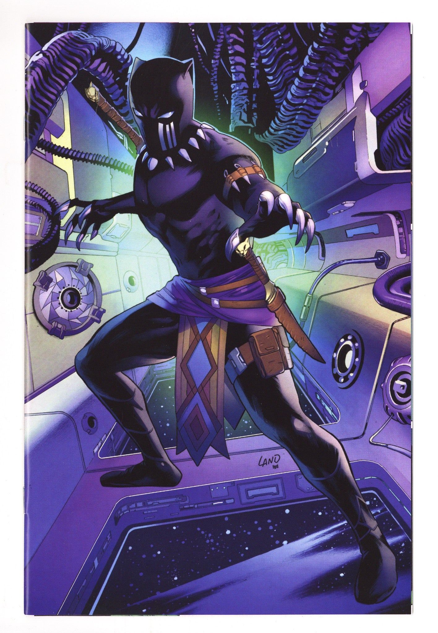 Black Panther: Intergalactic 1 Land Virgin Incentive NM (2025)