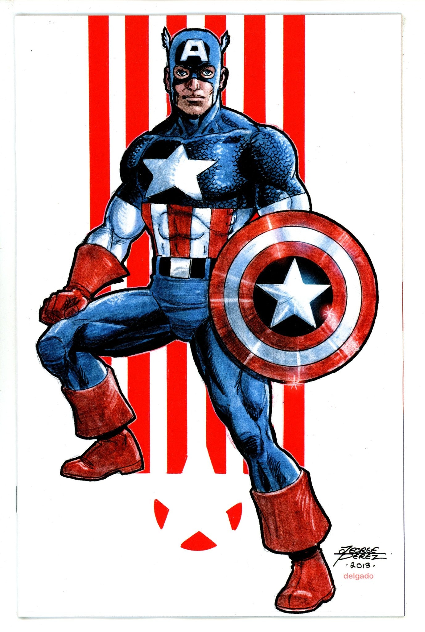Captain America Vol 11 2 Perez Virgin Incentive Variant NM- (2023)
