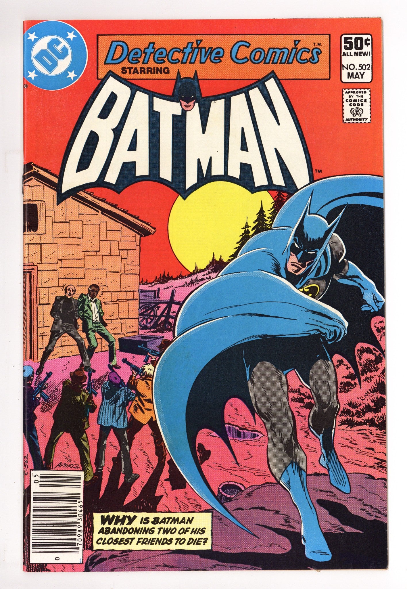 Detective Comics Vol 1 502 VF+ (8.5) (1981) Newsstand 