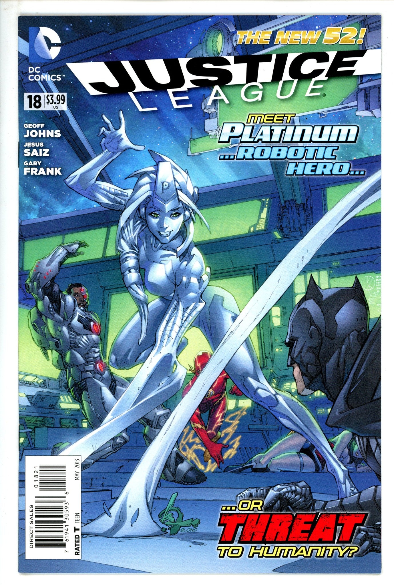 Justice League Vol 1 18High Grade(2013) RocafortVariant