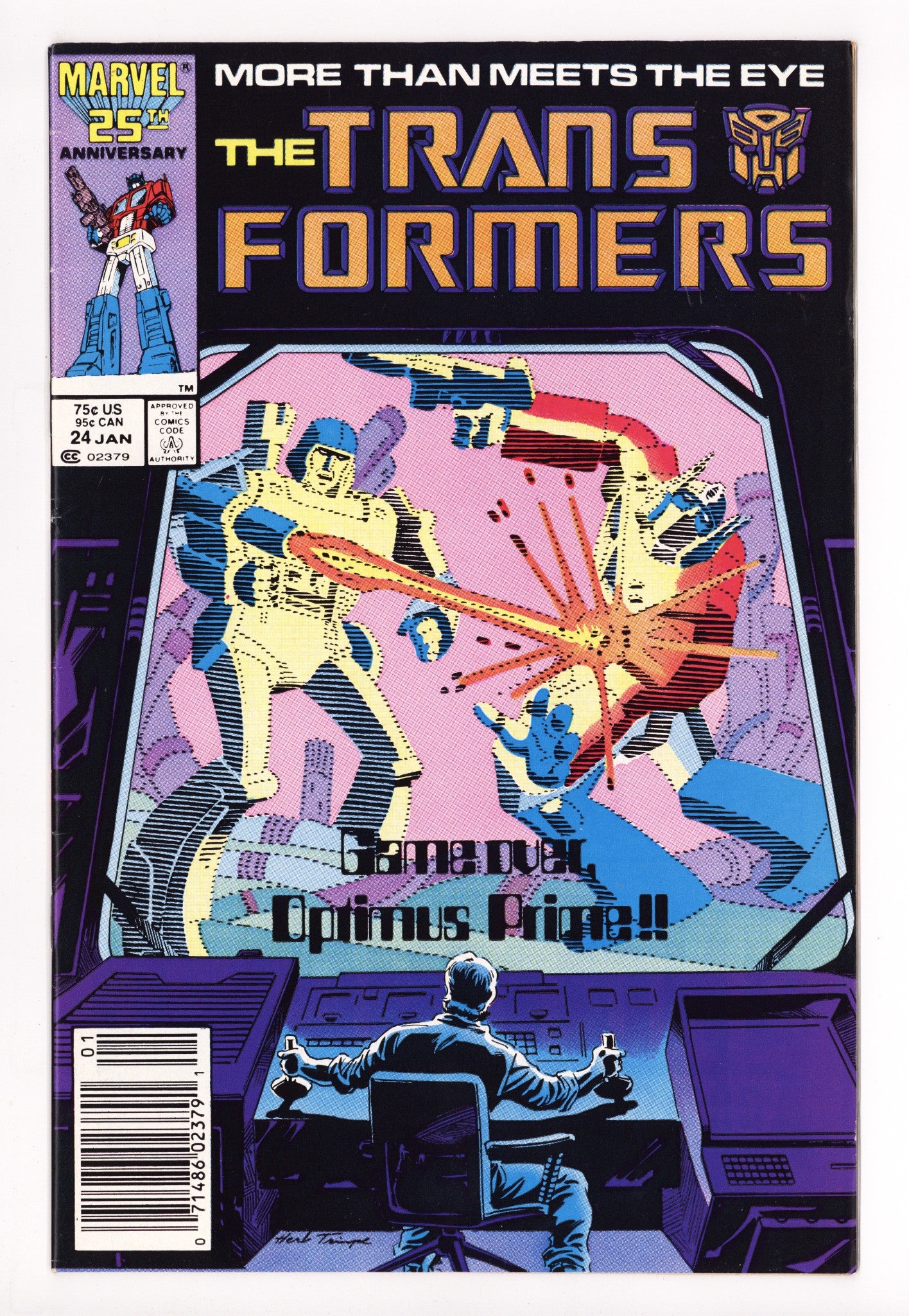 The Transformers 24 Mid Grade (1987) Newsstand 