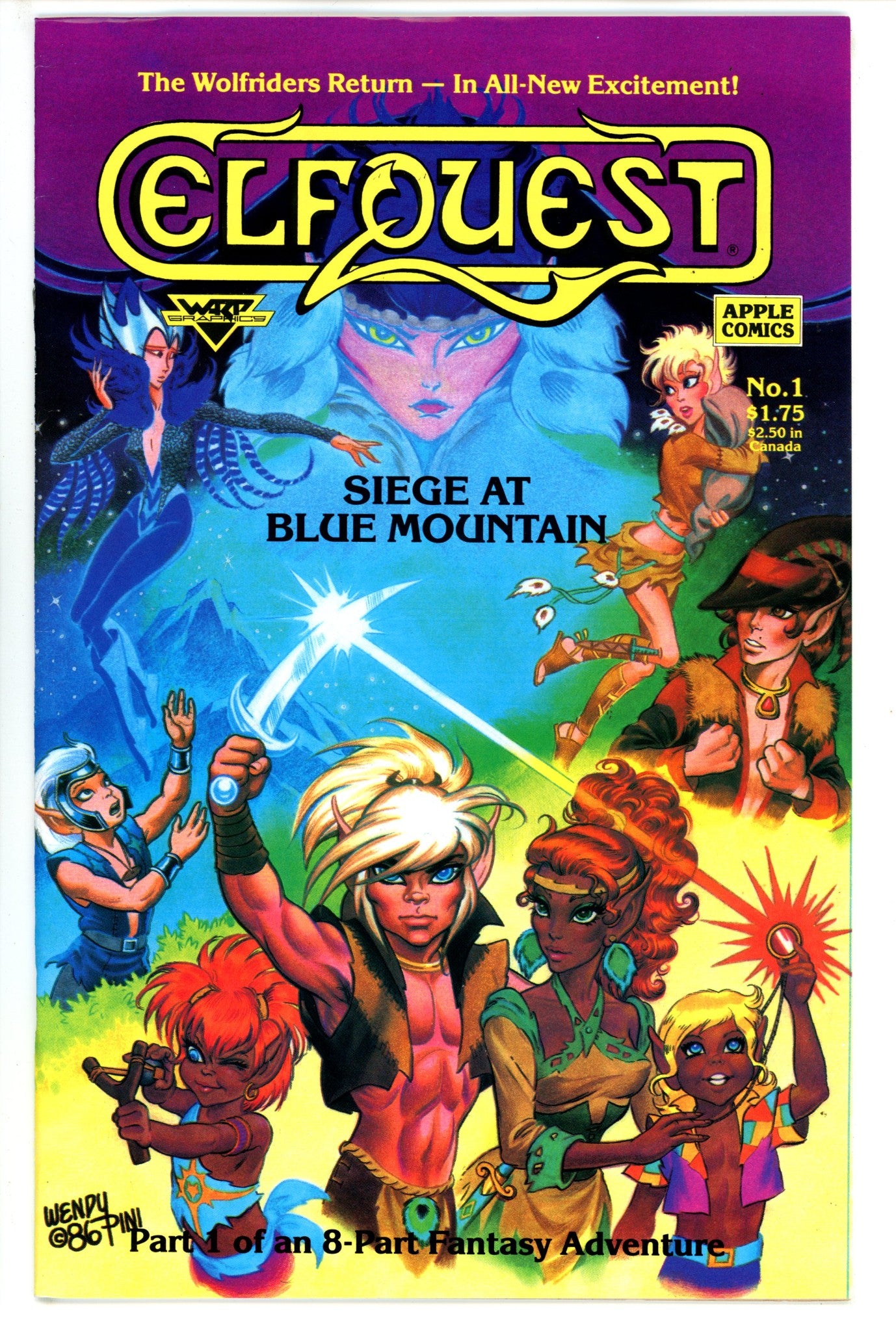 ElfQuest: Siege at Blue Mountain 1 (1987)