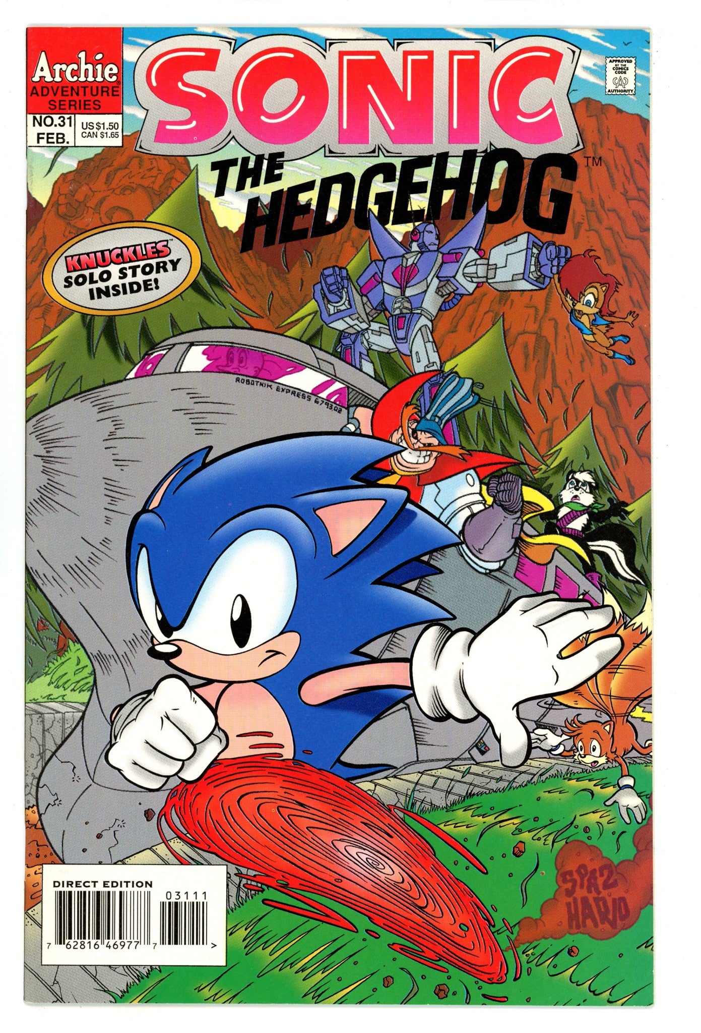 Sonic the Hedgehog Vol 2 31 VF/NM (9.0) (1996) 