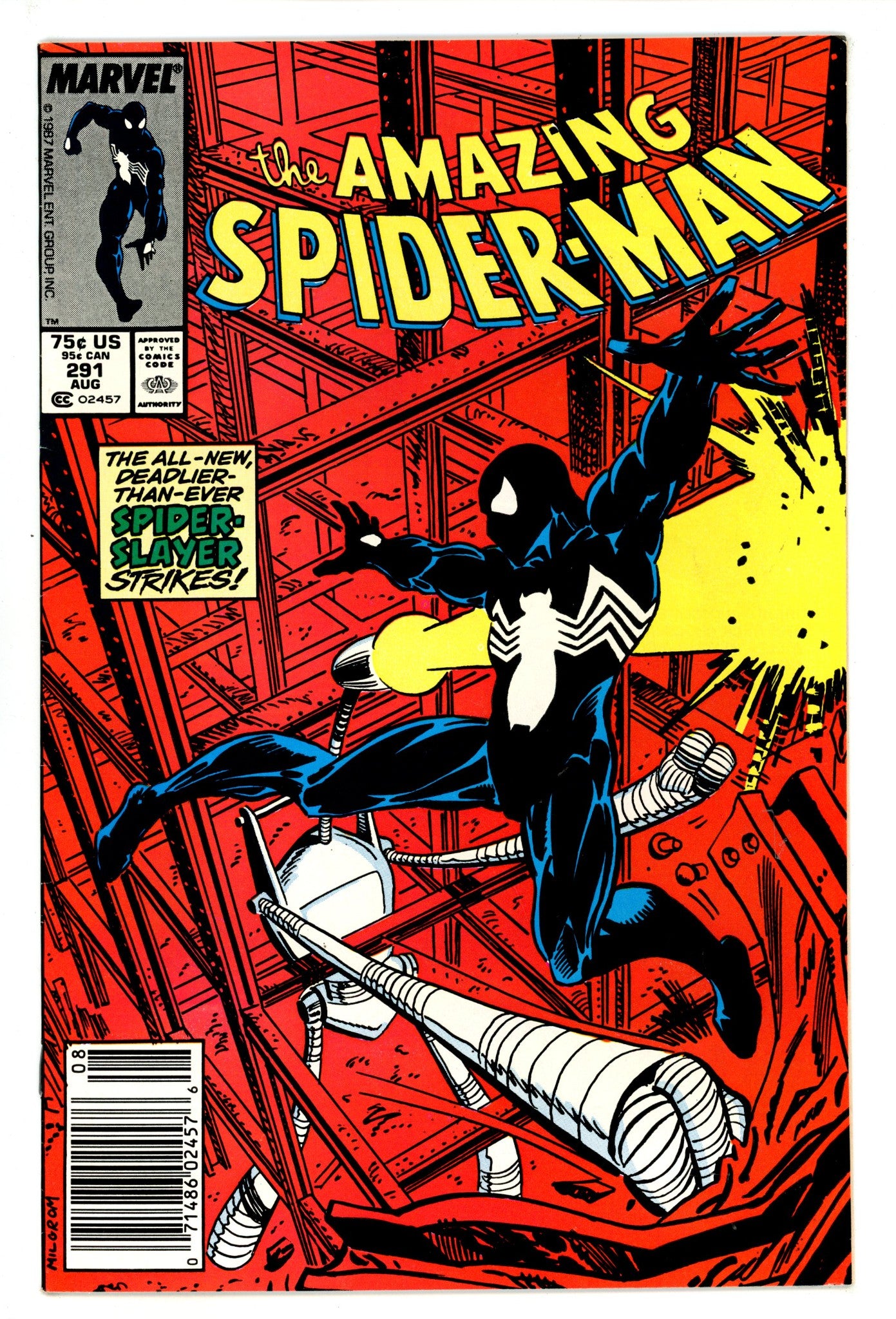 The Amazing Spider-Man Vol 1 291 VF+ (8.5) (1987) Newsstand 