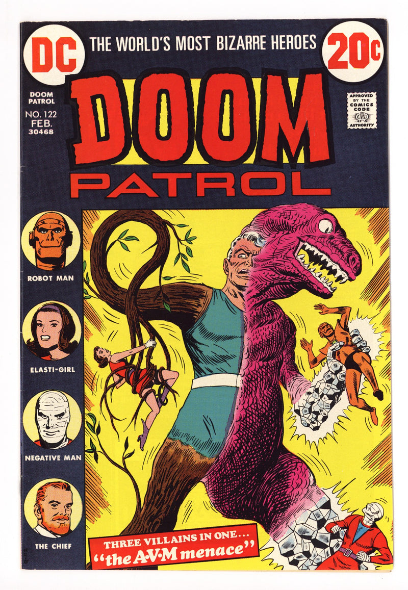 The Doom Patrol Vol 1 122 VF (8.0) (1973) 