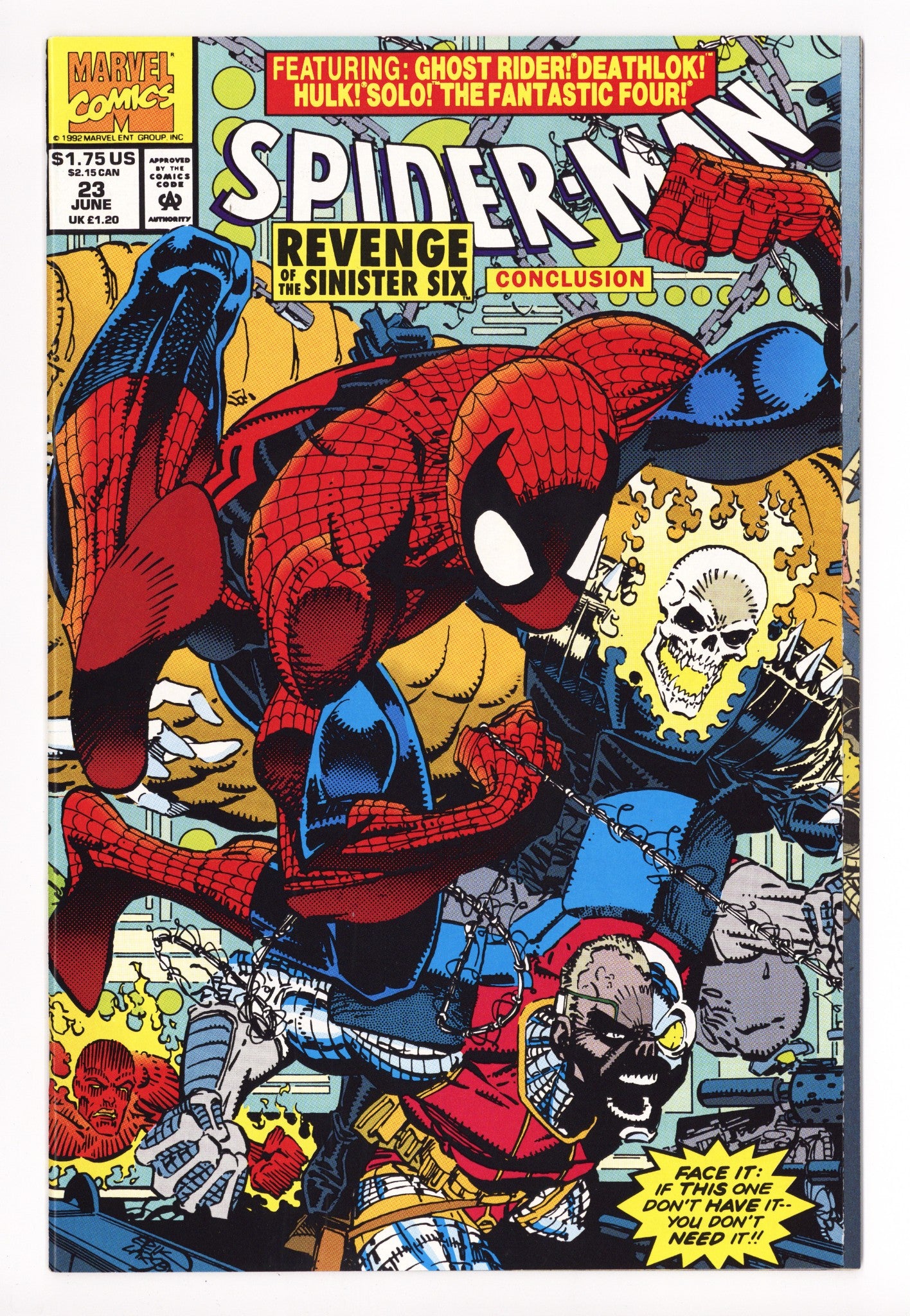Spider-Man Vol 1 23 High Grade (1992) 