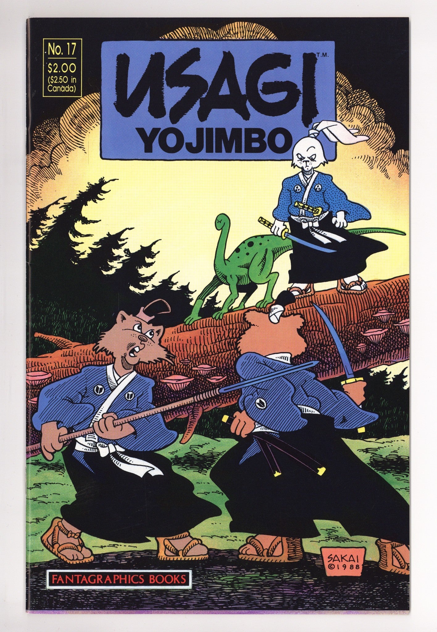 Usagi Yojimbo Vol 1 17 Mid Grade (1989) 