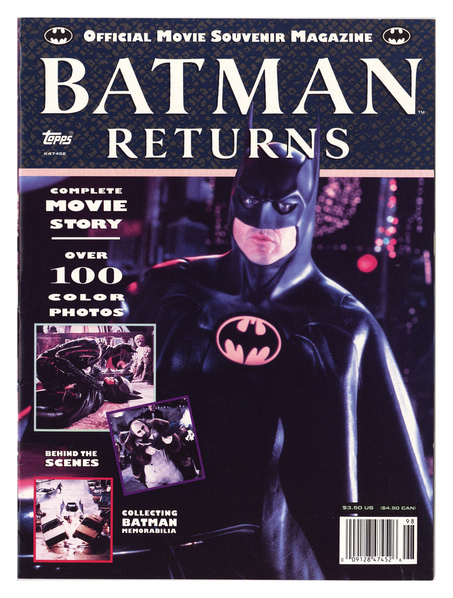 Batman Returns Official Movie Souvenir Magazine 1 Low Grade (1992) Newsstand 