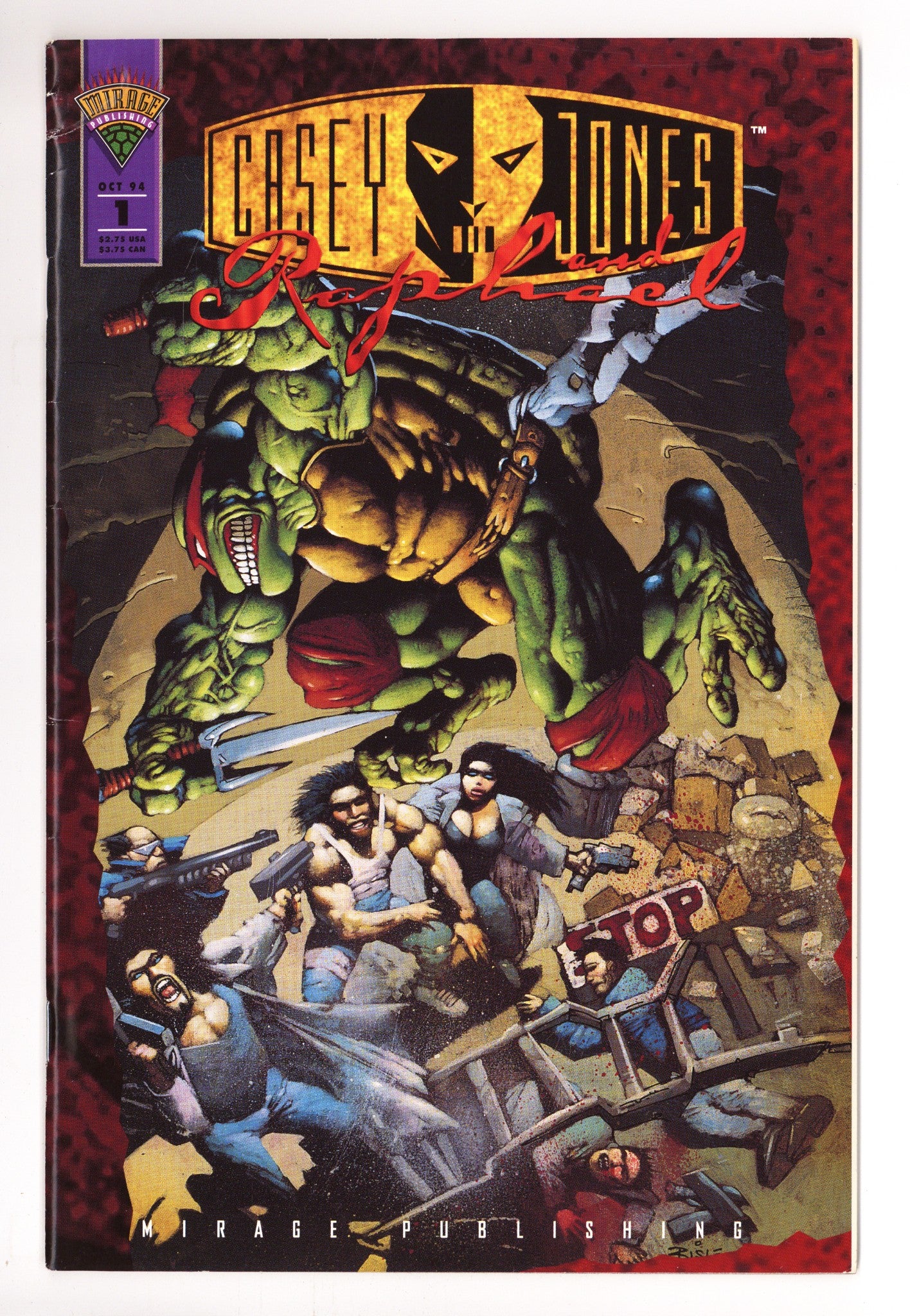 Casey Jones & Raphael 1 Low Grade (1994) 