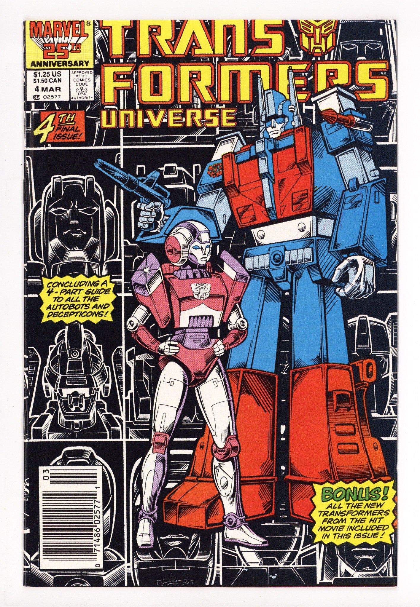 The Transformers Universe 4 High Grade (1987) Newsstand 