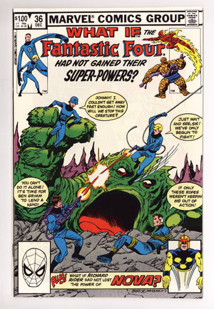 What If? Vol 1 36 VF+ (8.5) Double Cover (1982)