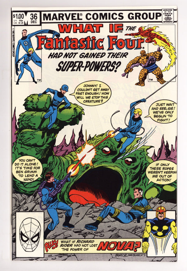 What If? Vol 1 36 VF+ (8.5) Double Cover (1982)