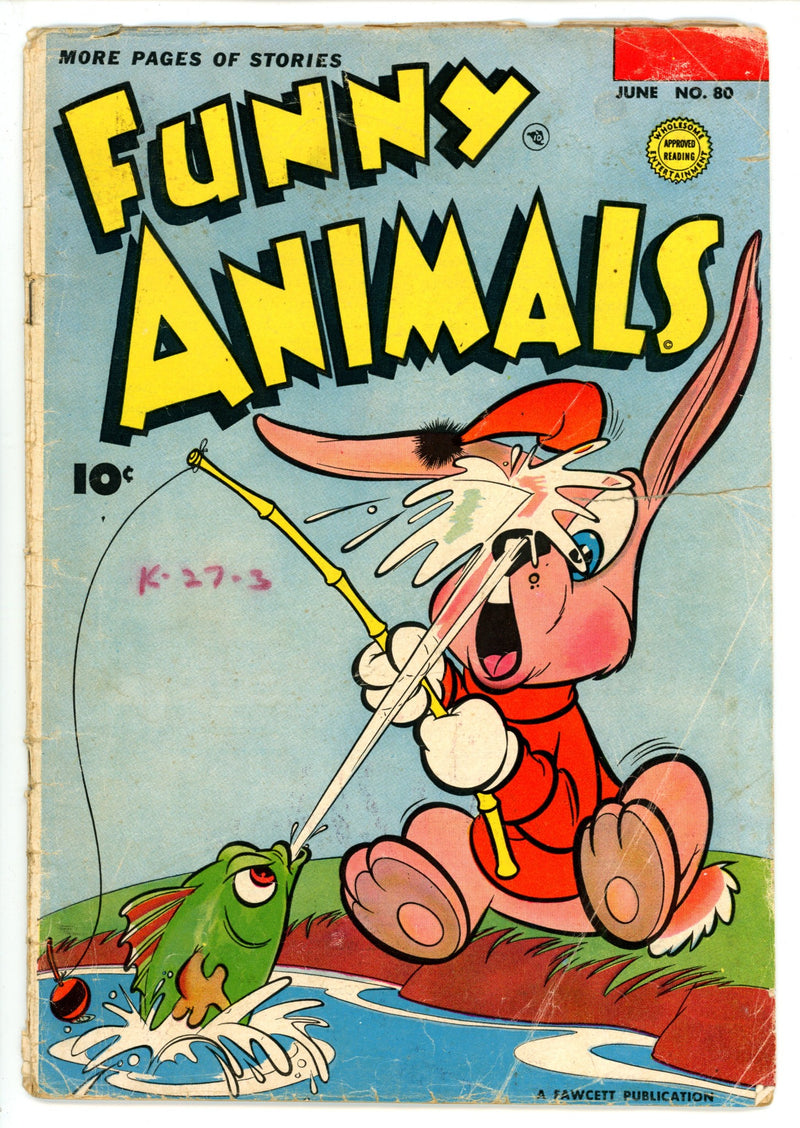 Fawcett's Funny Animals 80 GD/VG (3.0) (1953) 