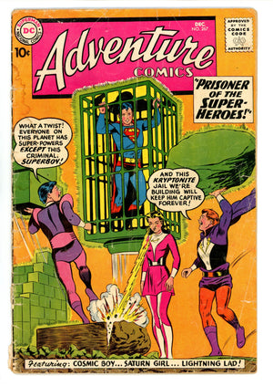 Adventure Comics Vol 1 267 Centerfold Missing (1959) 