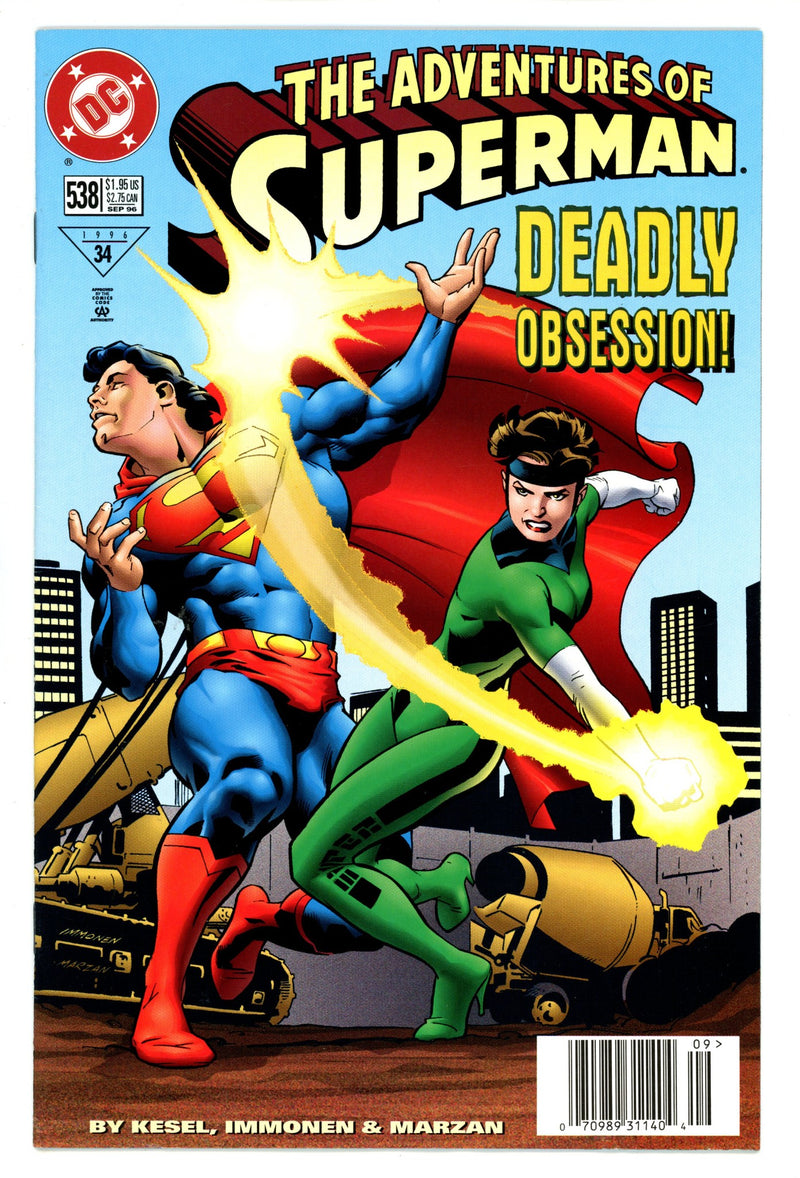 Adventures of Superman Vol 1 538 Mid Grade (1996) Newsstand 