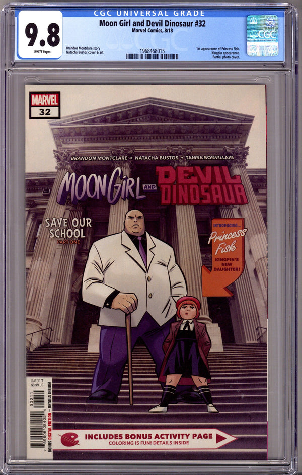 Moon Girl and Devil Dinosaur 32 CGC 9.8 (NM/M) (2018)