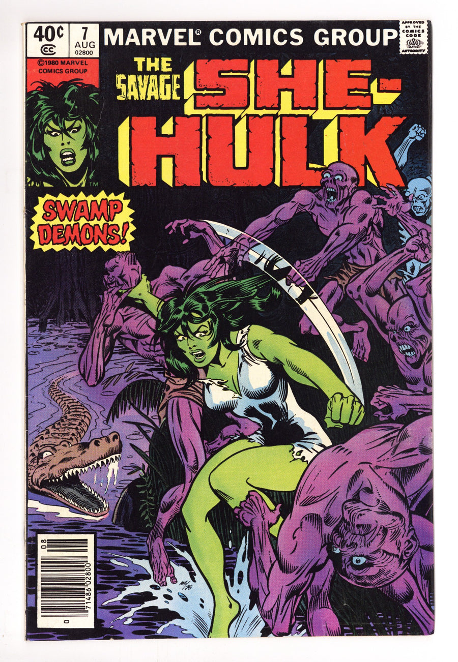 The Savage She-Hulk 7 Low Grade (1980) Newsstand 