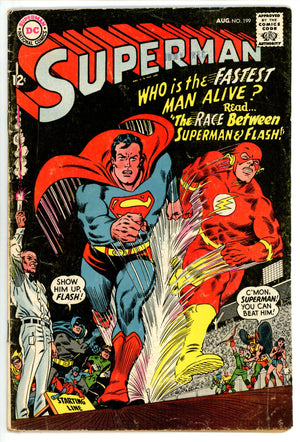 Superman Vol 1 199 VG- (3.5) (1967) 