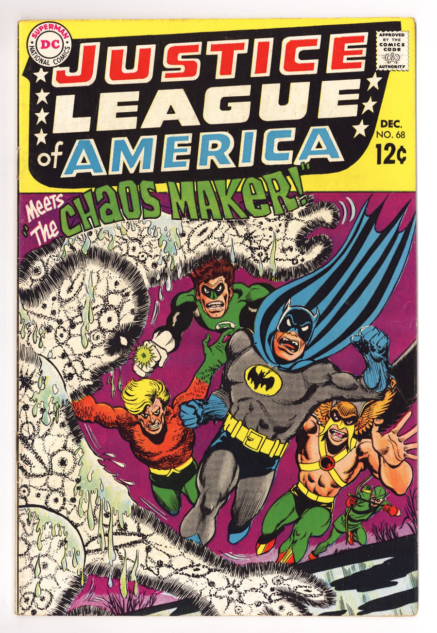 Justice League of America Vol 1 68 FN- (5.5) (1968) 