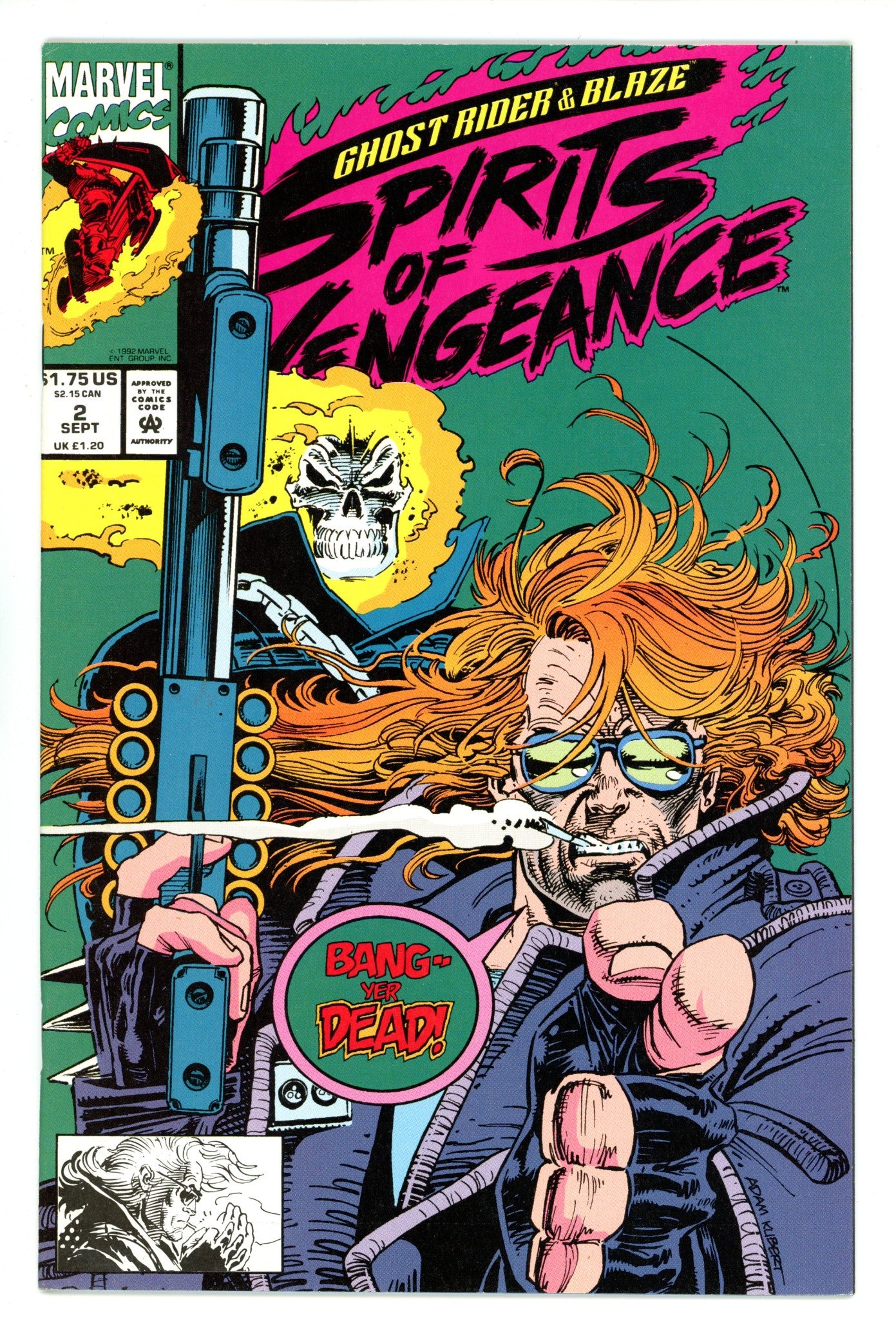 Ghost Rider / Blaze: Spirits of Vengeance 2 High Grade (1992) 