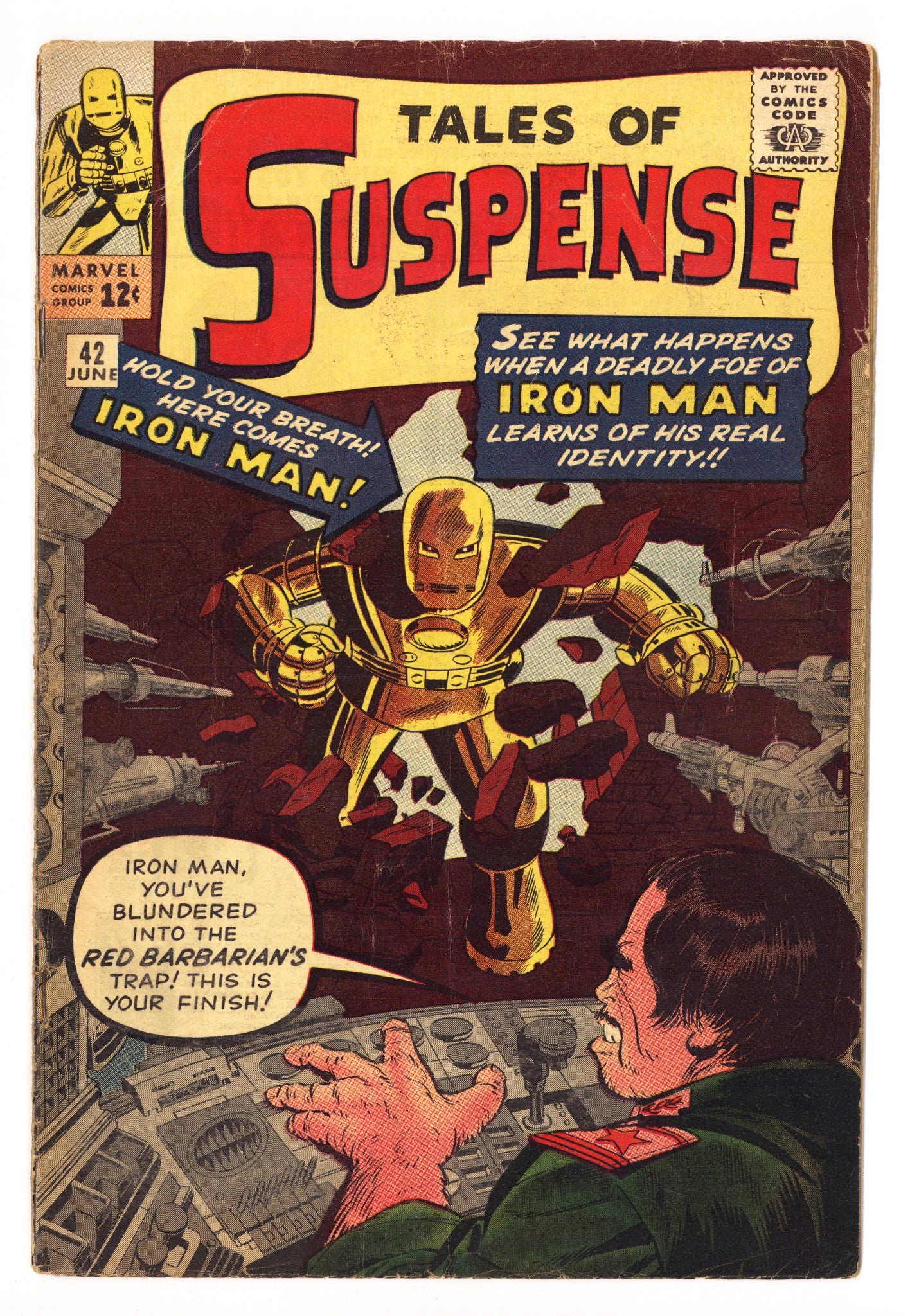 Tales of Suspense Vol 1 42 GD/VG (3.0) (1963) 