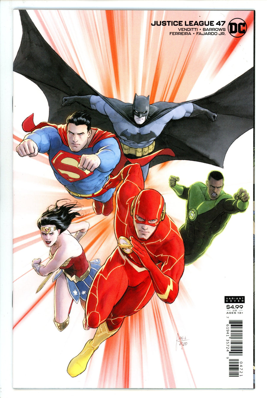 Justice League Vol 3 47 High Grade (2020) JanÃ­n Variant 