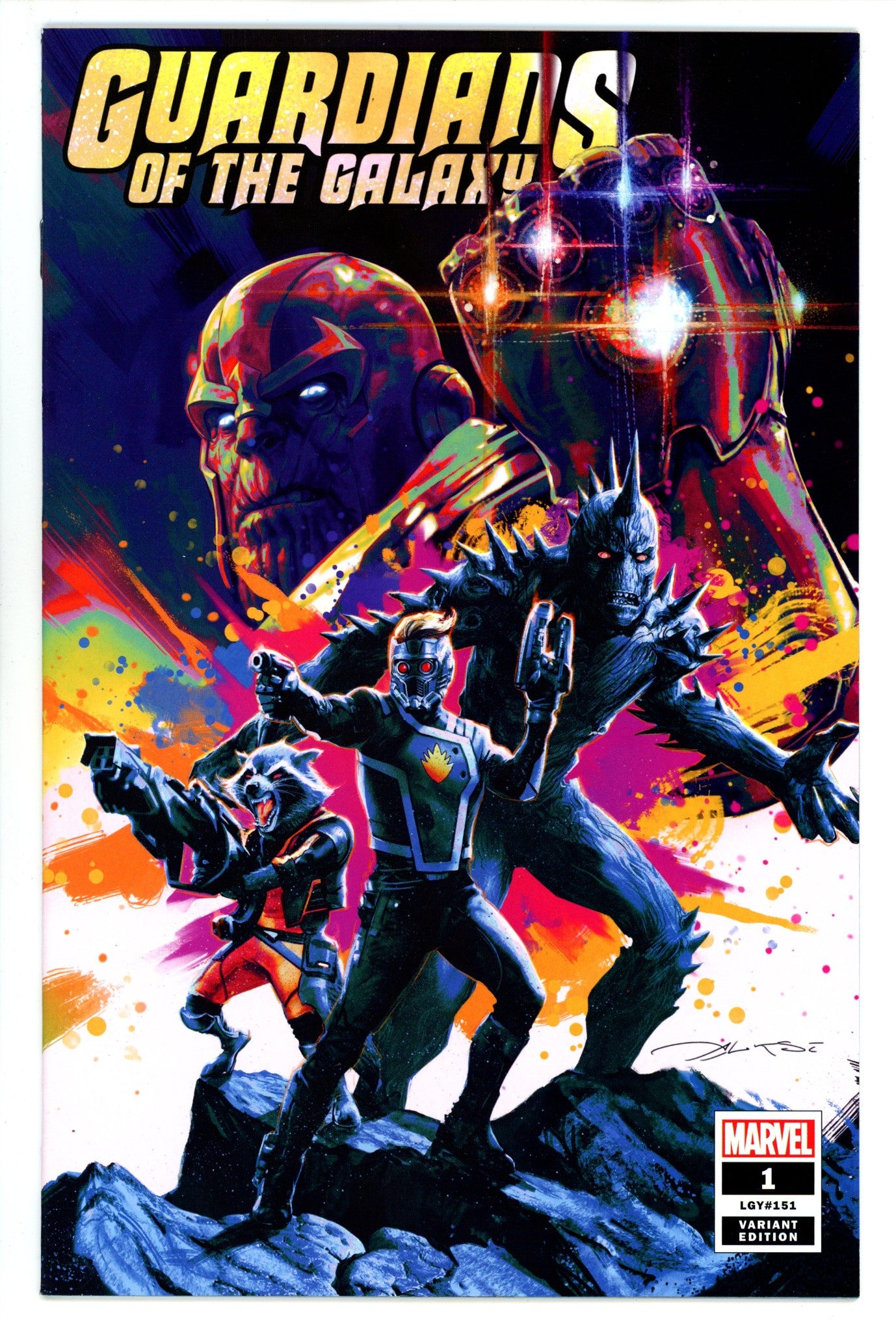 Guardians of the Galaxy Vol 5 1 (151) NM- (9.2) (2019) Briclo Exclusive Variant 