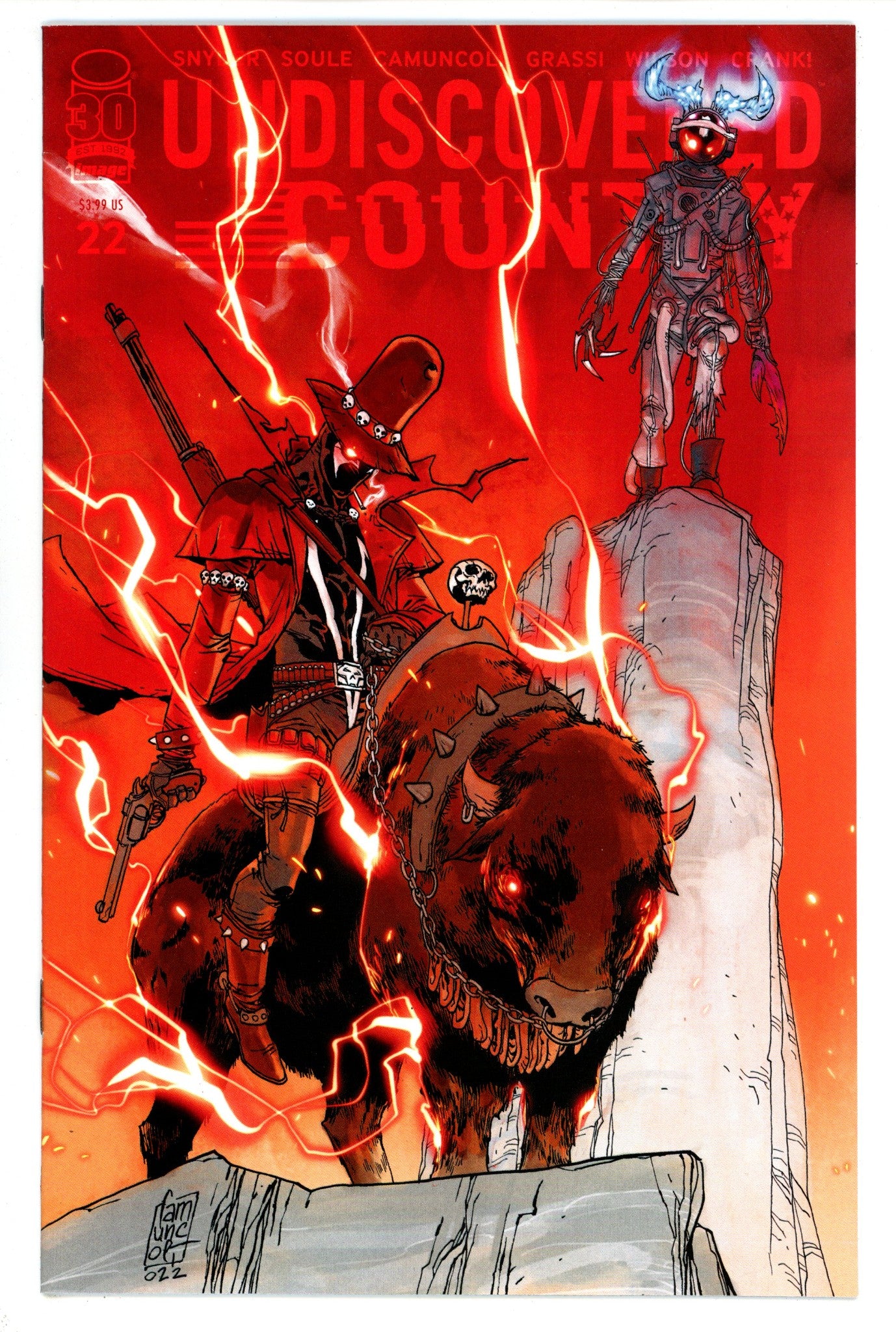 Undiscovered Country 22 High Grade (2022) Camuncoli Variant 