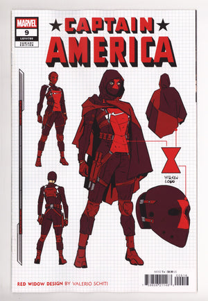 Captain America Vol 12 9 Schiti Design Incentive NM- (2026)