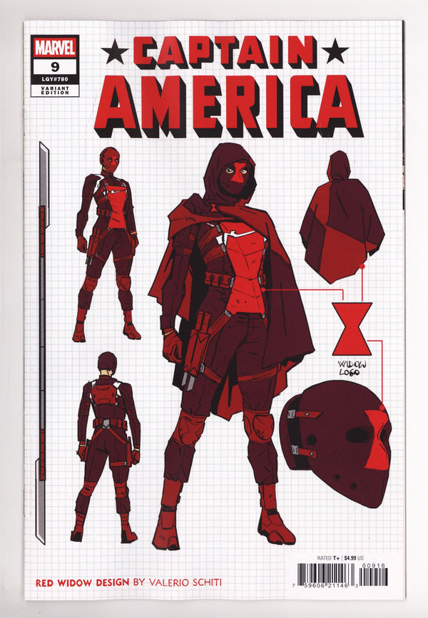 Captain America Vol 12 9 Schiti Design Incentive NM- (2026)