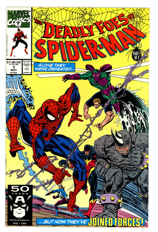 Deadly Foes of Spider-Man 1 High Grade (1991)