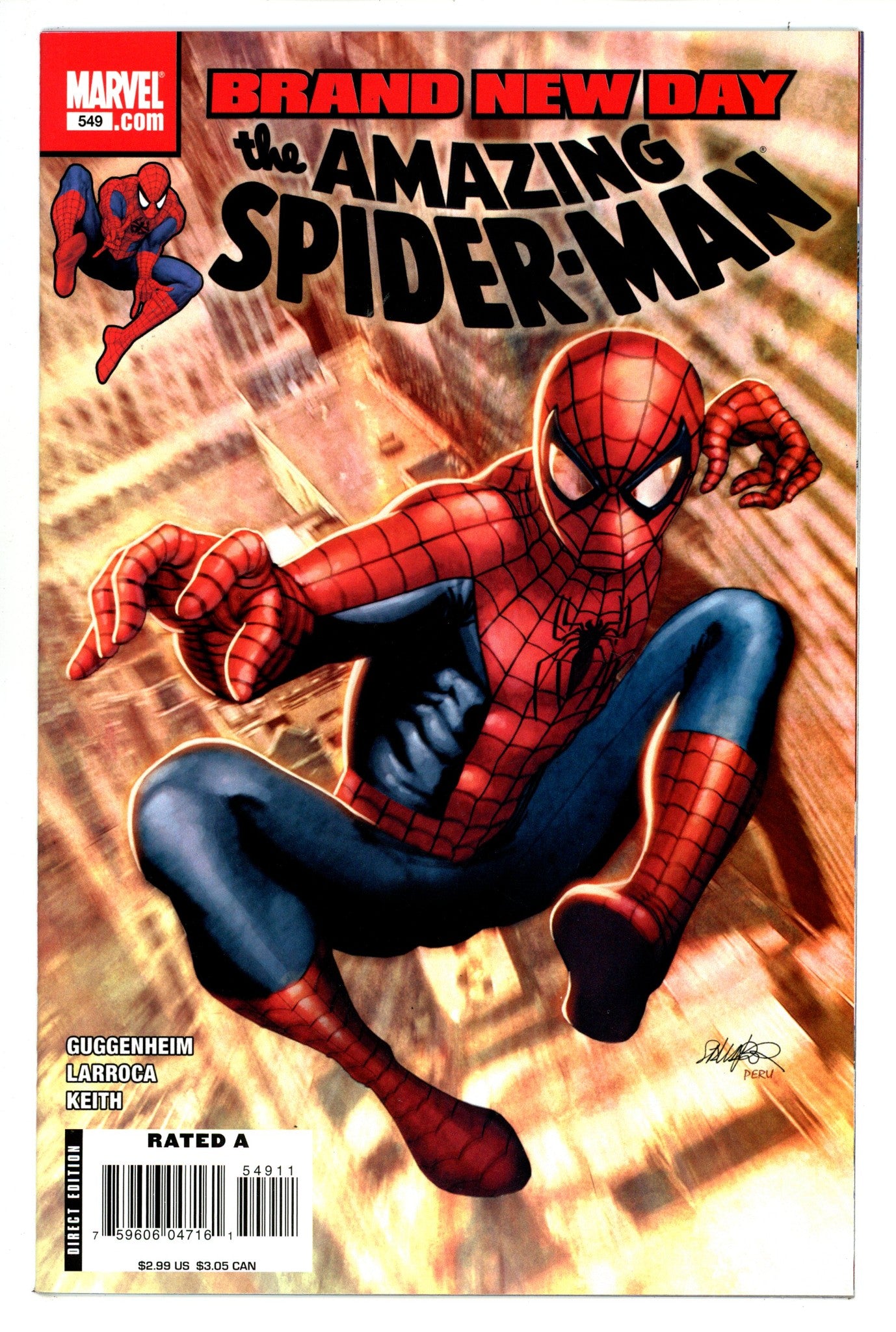 The Amazing Spider-Man Vol 2 549 VF (8.0) (2008) 