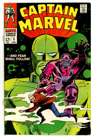 Captain Marvel Vol 1 8 FN+ (6.5) (1968) 