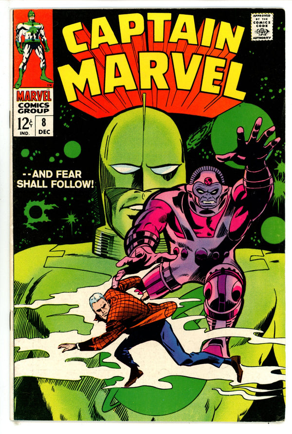 Captain Marvel Vol 1 8 FN+ (6.5) (1968)