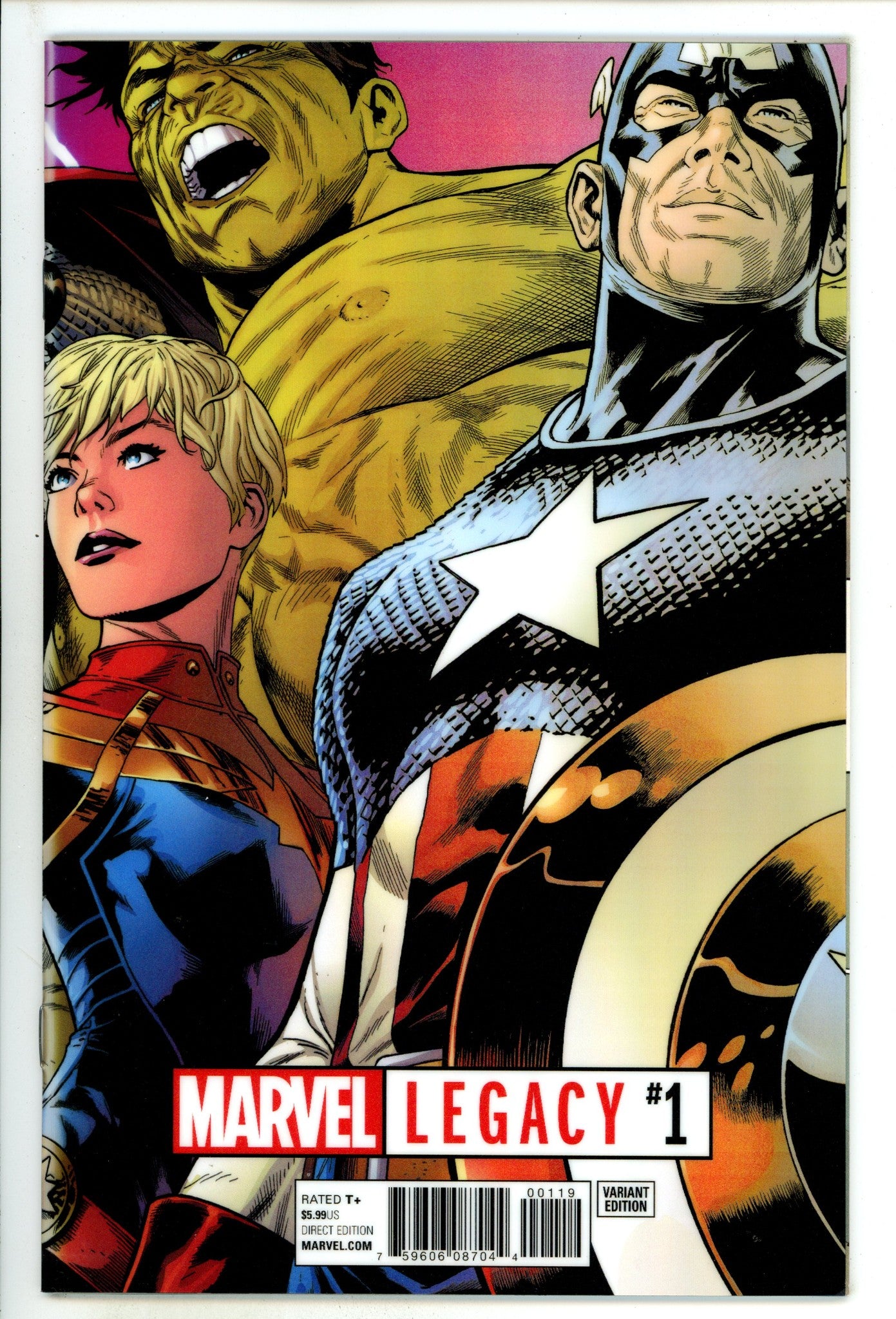 Marvel Legacy 1 High Grade (2017) Lenticular Variant 