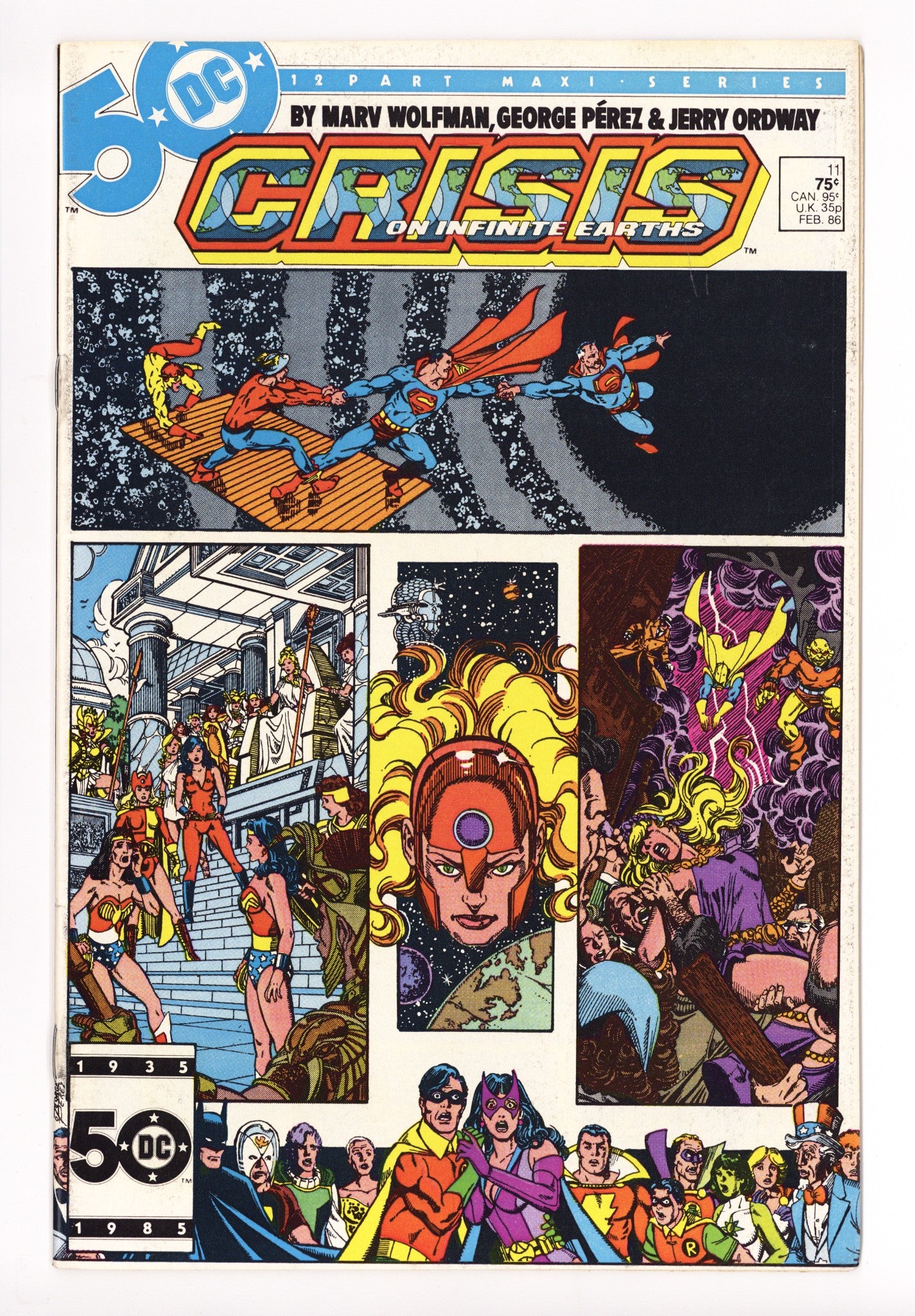 Crisis on Infinite Earths 11 VF (8.0) (1986) 