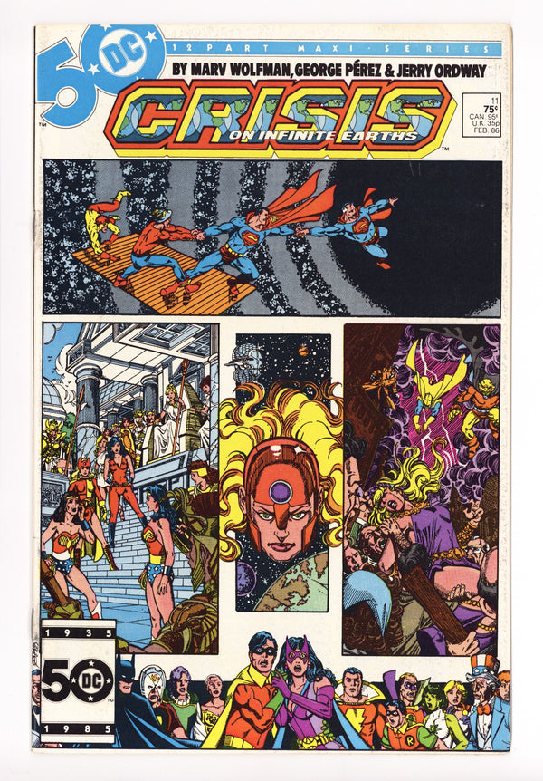 Crisis on Infinite Earths 11 VF (8.0) (1986)