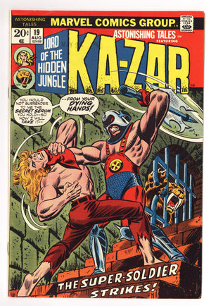 Astonishing Tales Vol 1 19 VF- (7.5) (1973)