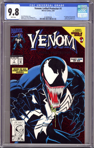 Venom: Lethal Protector Vol 1 1 CGC 9.8 (NM/M) (1993)