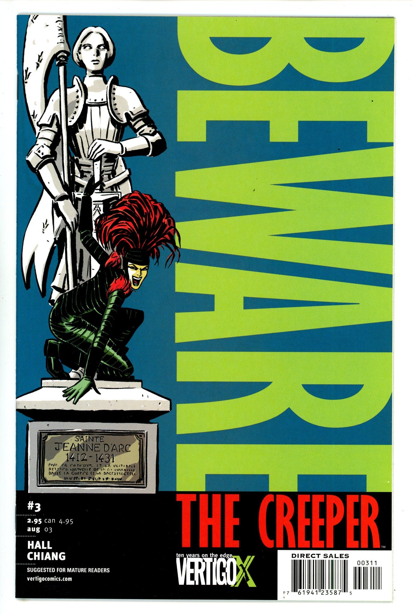 Beware the Creeper Vol 2 3 High Grade (2003) 