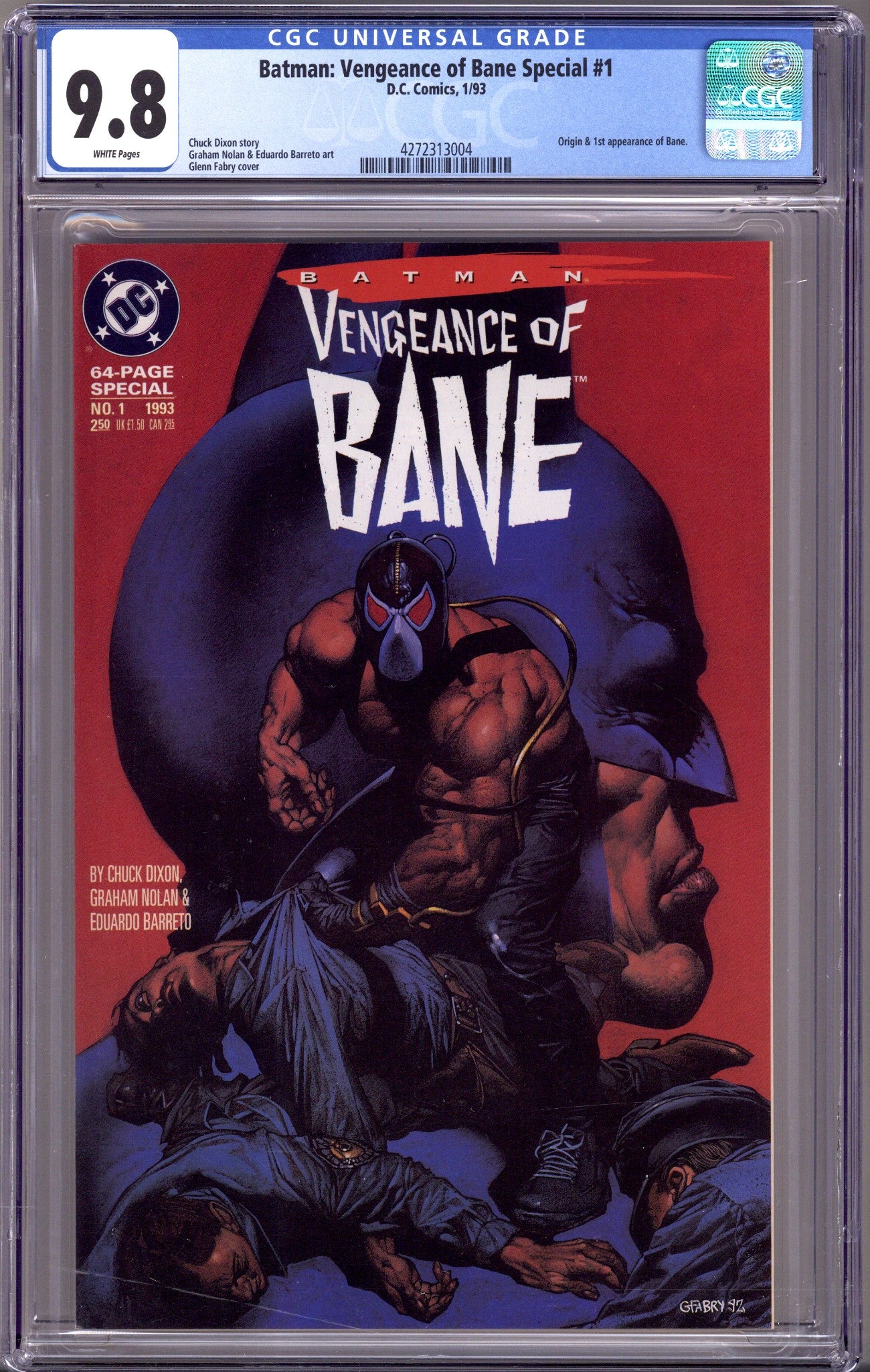Batman: Vengeance of Bane Special 1 CGC 9.8 (NM/M) (1993) 
