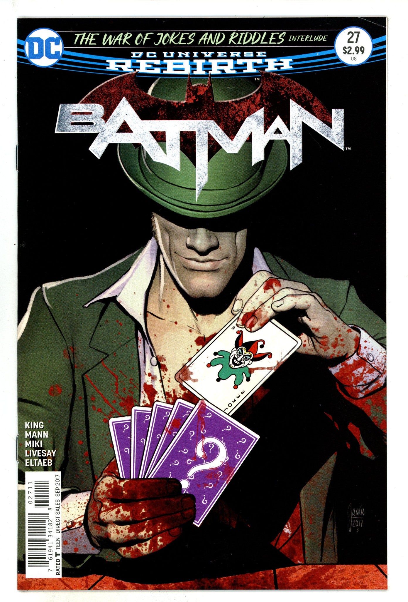 Batman Vol 3 27 Mid Grade (2017) 