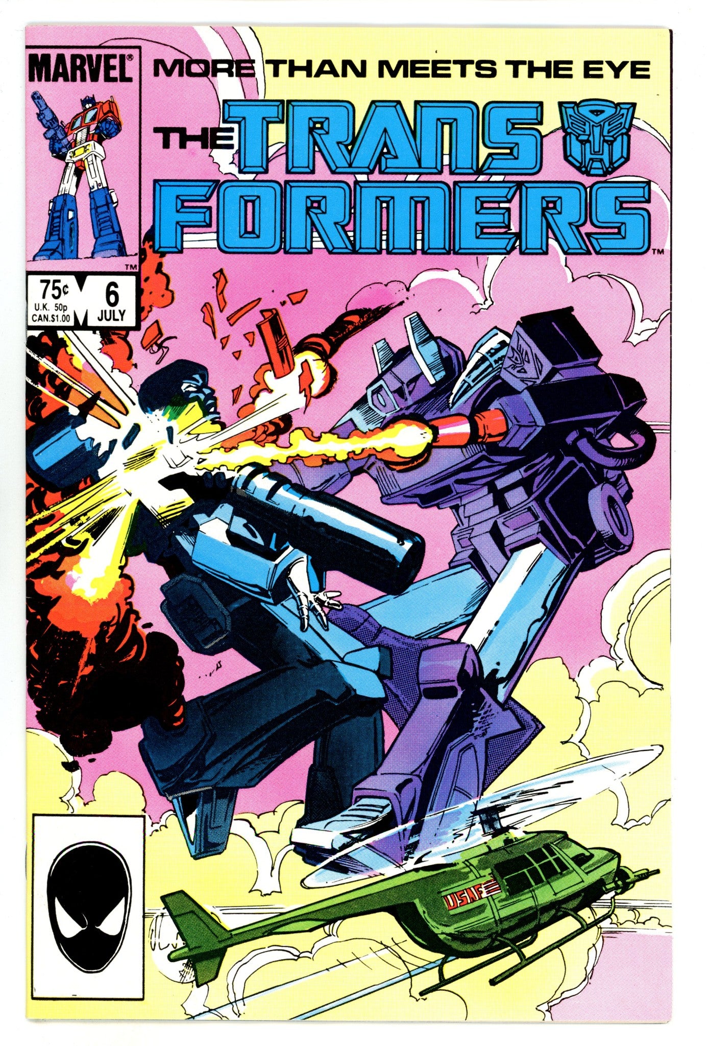 The Transformers  6  VF+ (8.5)  (1985)  