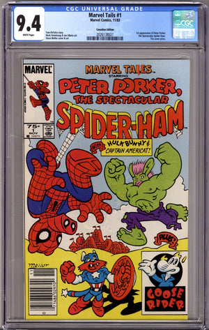 Marvel Tails Starring Peter Porker, the Spectacular Spider-Ham   1 CGC 9.4 (NM)   (1983)     Canadian Price Variant